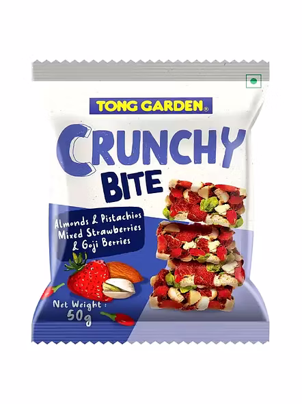 Tong Garden Crunchy Bite Almond Mixed Strawberry (50 G)-854