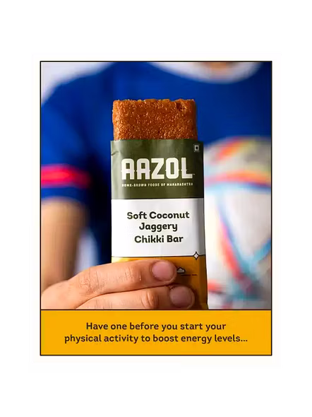 Aazol Soft Coconut Jaggery Chikki Bar (55 G)-868