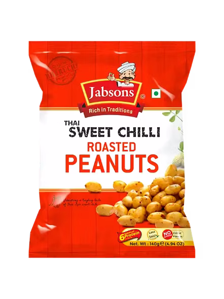 Jabson Roasted Peanut Thai Sweet Chilli (140 G)-1131