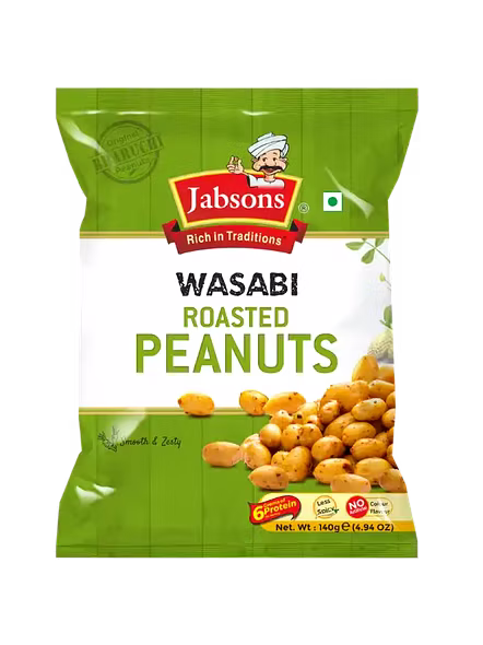Jabson Roasted Peanut Wasabi (140 G)-1132