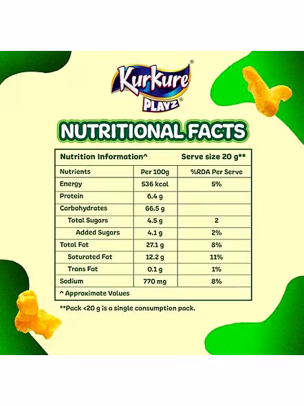 Kurkure Puffcorn Yummy Cheese (55 G)-3