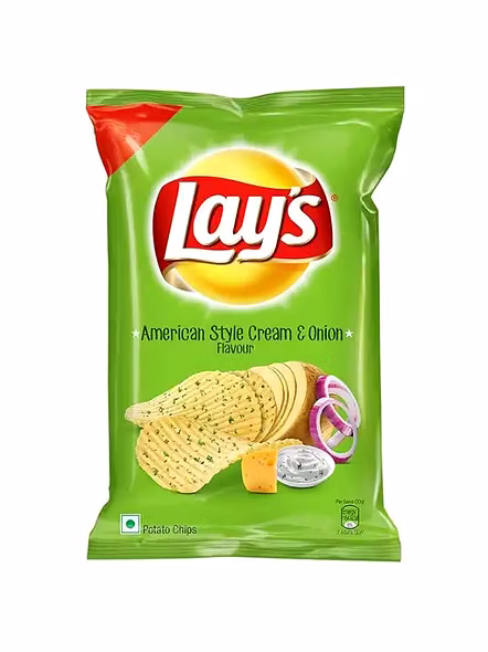 Lays American Style Cream+Onion (130 G)-1197