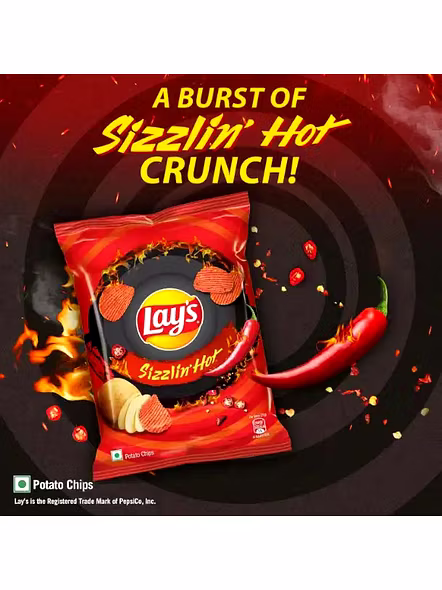 Lays Sizzlin Hot (48 G)-1