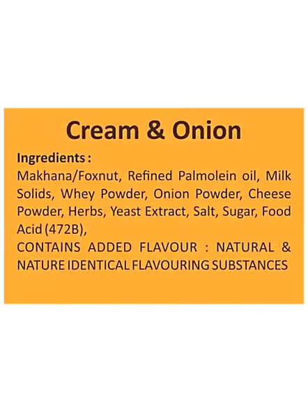Makhana Wala Cream Onion Roasted Makhana (70 G)-1