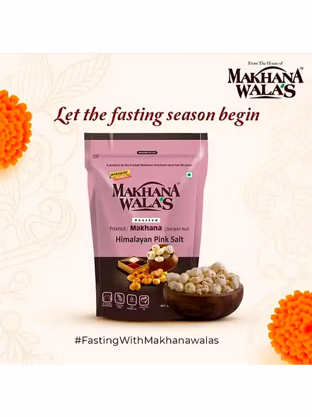 Makhana Wala Pink Salt Himalay Roasted Makhana (70 G)-1
