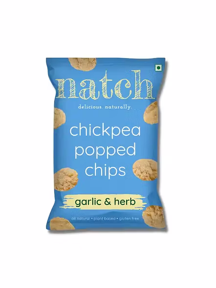 Natch Popped Chips Garlic N Herb (55 G)-1309