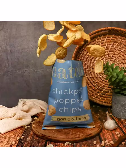 Natch Popped Chips Garlic N Herb (55 G)-2