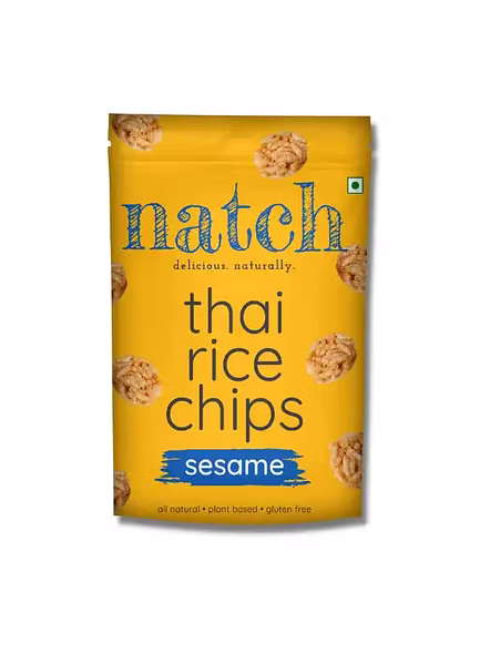 Natch Rice Chips Sesame (100 G)-1311