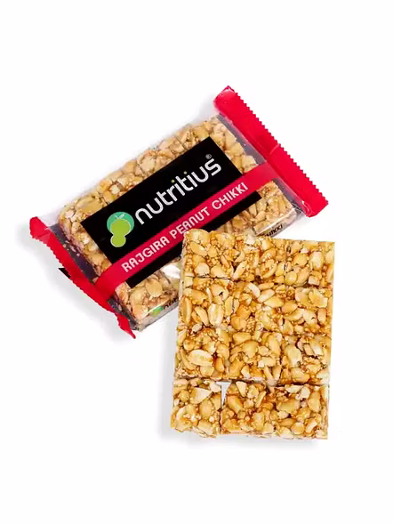Nutritius Chikki Rajgira Peanut (26 G)-1316