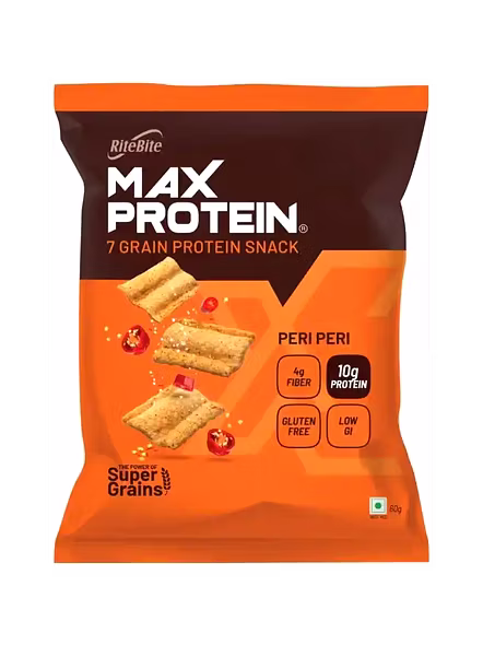 Rite Bite Max Protein Chips Peri Peri (60 G)-1362
