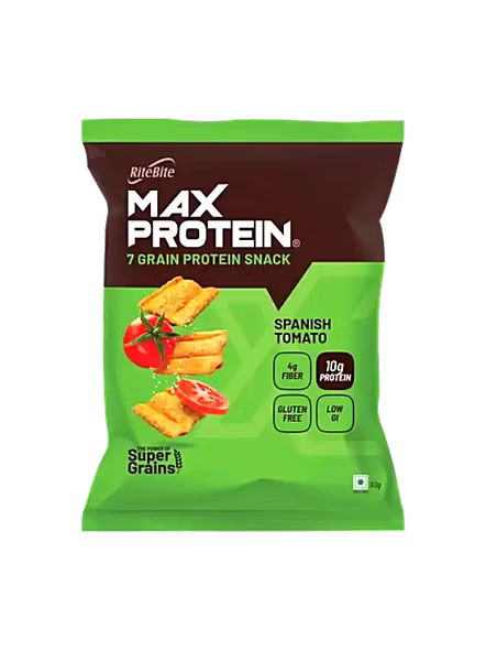 Rite Bite Max Protein Chips Spanish Tomato (60 G)-1364