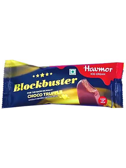 Havmor Ice Cream Blockbustor Choco Truffl Stick (90 Ml)-1372