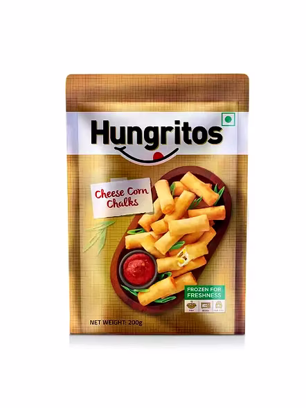 Hungritos Cheese Corn Chalks Frozen (200 G)-1379