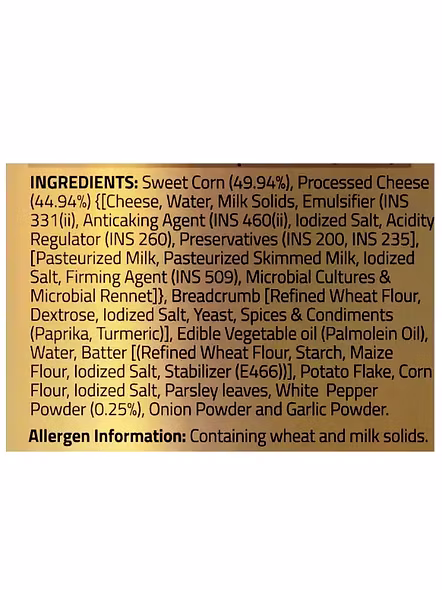 Hungritos Corn Cheese Burstz Frozen (250 G)-1