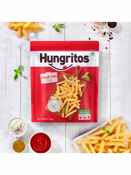 Hungritos French Fries Classic Frozen (400 G)-1