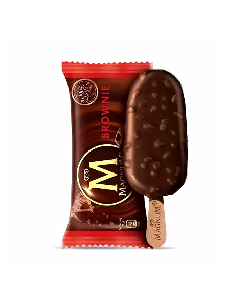 Kwality Walls Magnum Brownie Ice Cream Sticks (70 G)-1392