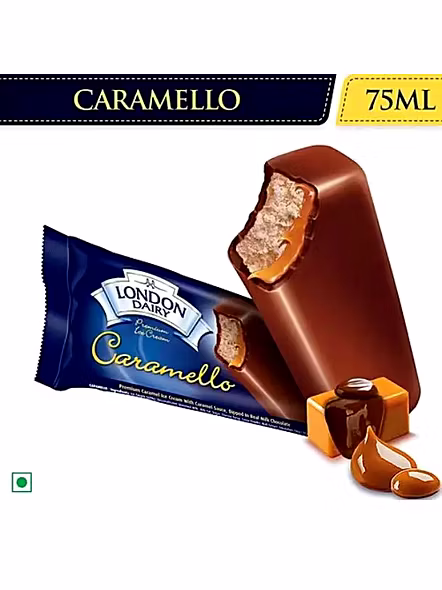 London Dairy Ice Cream Caramello Sticks (75 Ml)-1397