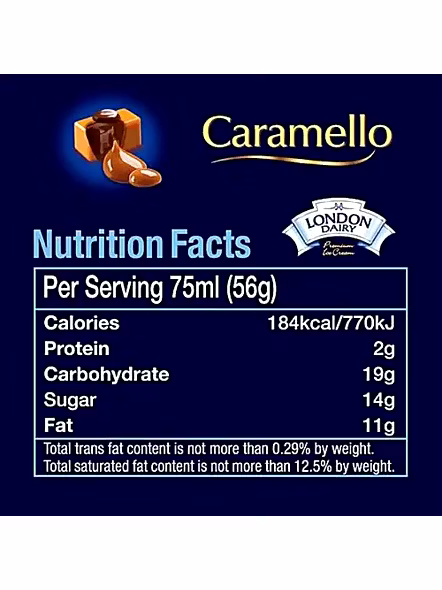 London Dairy Ice Cream Caramello Sticks (75 Ml)-1