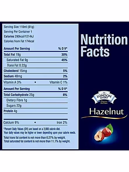 London Dairy Ice Cream Hezelnut Sticks (110 Ml)-1