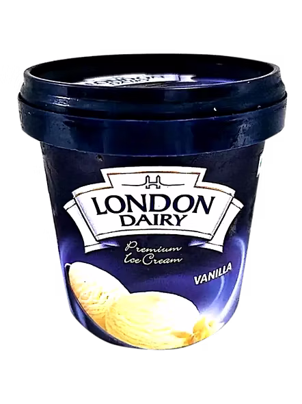 London Dairy Ice Cream Premium Vanilla Cup (125 G)-1400