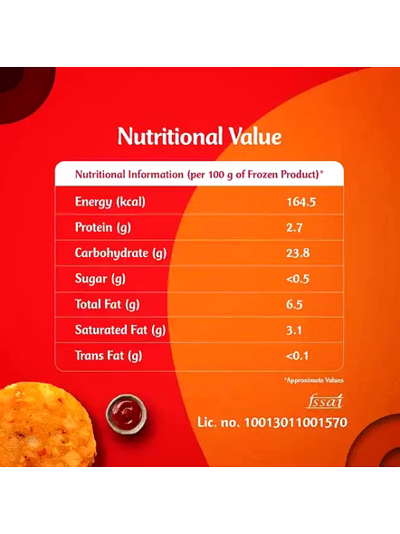 Mc Cain Aloo Tikki Patty (400 G)-2