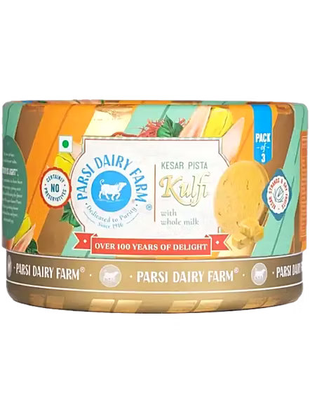 Parsi Dairy Farm Kesar Pista Kulfi (300 G)-1426