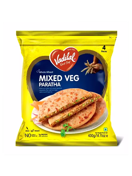 Vadilal Paratha Mix Vegetable (4 Pcs)-1437