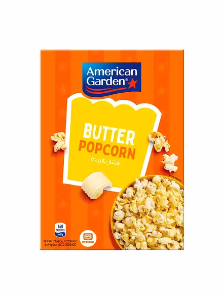 American Garden Popcorn Butter Microwave (297 G)-1449