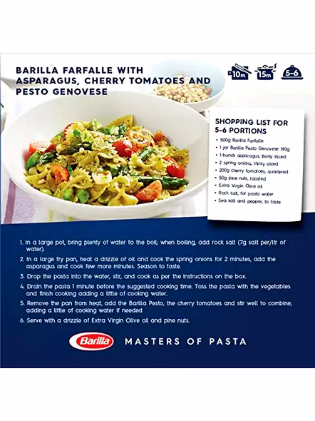 Barilla Pasta Farfalle (500 G)-3