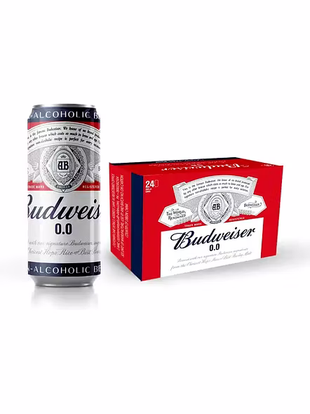 Budweiser 0.0 Non-Alcoholic Can (330 Ml)-1488
