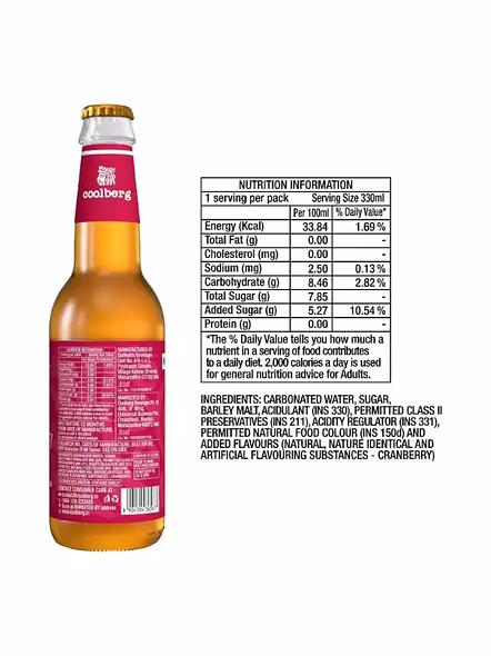 Coolberg Cranberry Bottle (330 Ml)-1