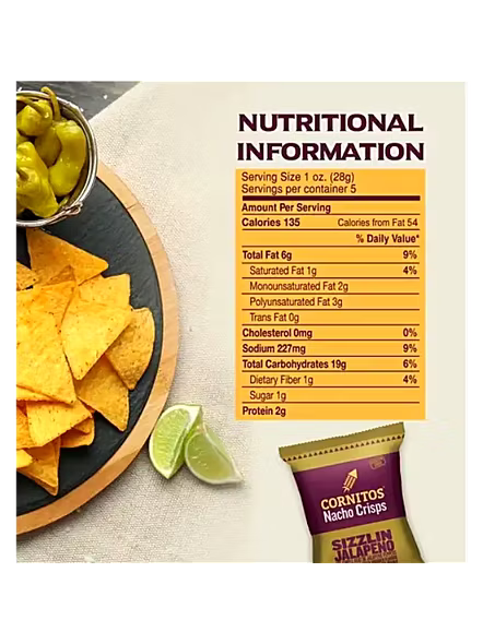 Cornitos Nacho Jalapeno Sizzlin (60 G)-2