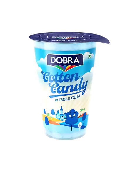 Dobra Cotton Candy Bubble Gum (13.5 G)-2