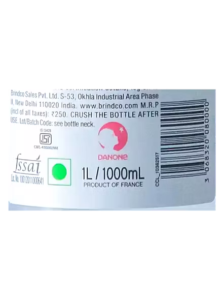 Evian Mineral Water (1 Lt)-3