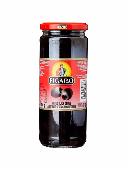 Figaro Olives Black Pitted (450 G)-1583