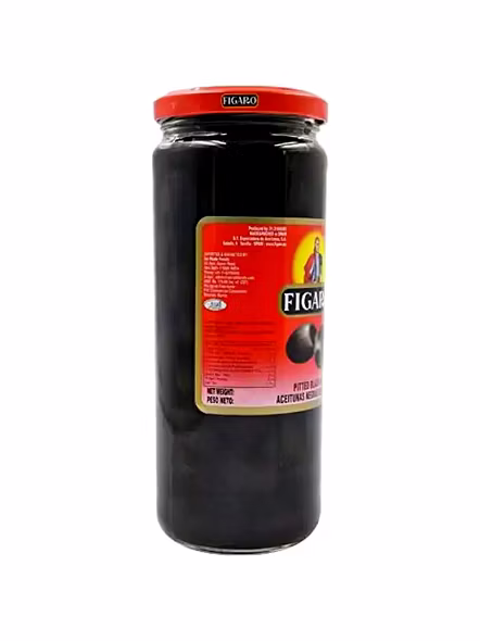 Figaro Olives Black Pitted (450 G)-3