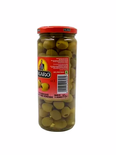Figaro Olives Green Pitted (450 G)-3