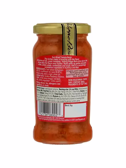 Filippo Berio Pesto Sun Dried Tomato (190 G)-1