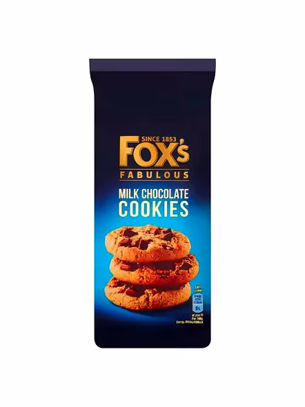 Foxs Cookies Half Coat Milk Chocolate (180 G)-1594