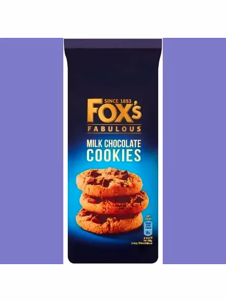 Foxs Cookies Milk Chocolate (180 G)-2