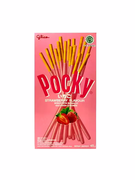 Glico Pocky Strawberry Sticks (45 G)-1606