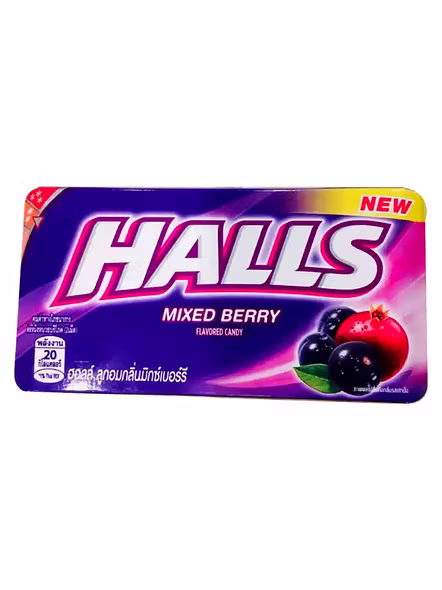 Halls Ice Mixed Berry Mint (8 Pcs)-1609