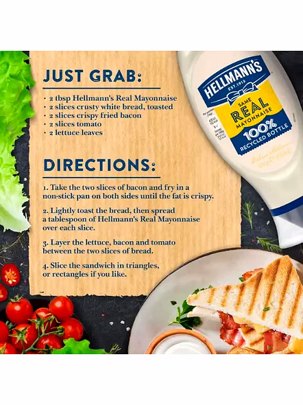 Hellmanns Mayonnaise Real (430 Ml)-1