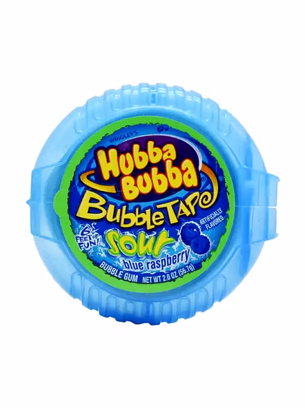 Hubba Bubble Tape Sour Blue Rasberry 56G (56 G)-1624