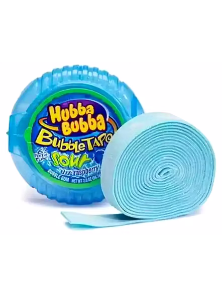 Hubba Bubble Tape Sour Blue Rasberry 56G (56 G)-1