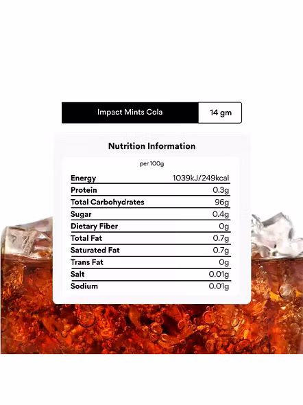 Impact Mint Cola Sugar Free (14 G)-1