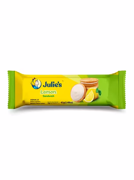 Julies Le-Mond Lemon Sandwich Biscuits (42 G)-2