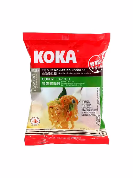 Koka Noodles Low Fat Curry (85 G)-1669
