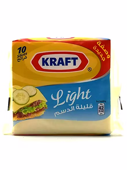 Kraft Cheese Slice Light (10 Pcs)-1681