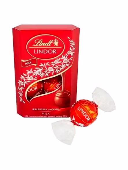Lindt Box Lindor 3 Pic Milk Chocolate Red (37 G)-1691